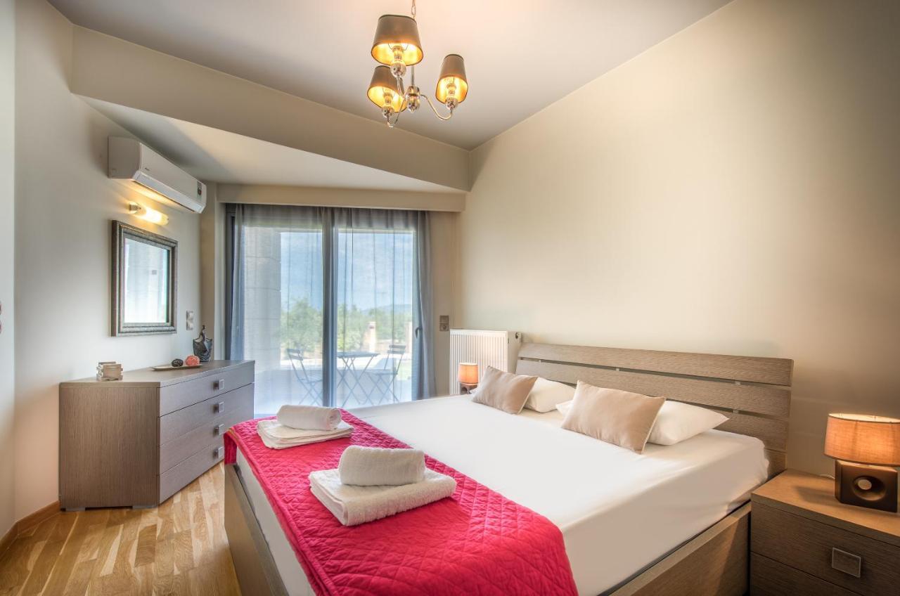 Astarte Villas - Istar Villa With Tennis Court Makhairádhon Eksteriør bilde