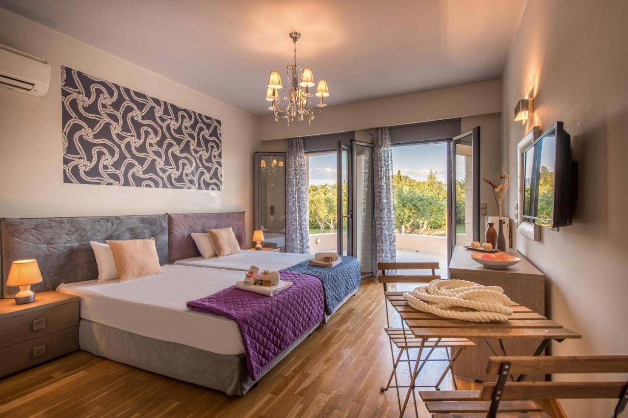 Astarte Villas - Istar Villa With Tennis Court Makhairádhon Eksteriør bilde