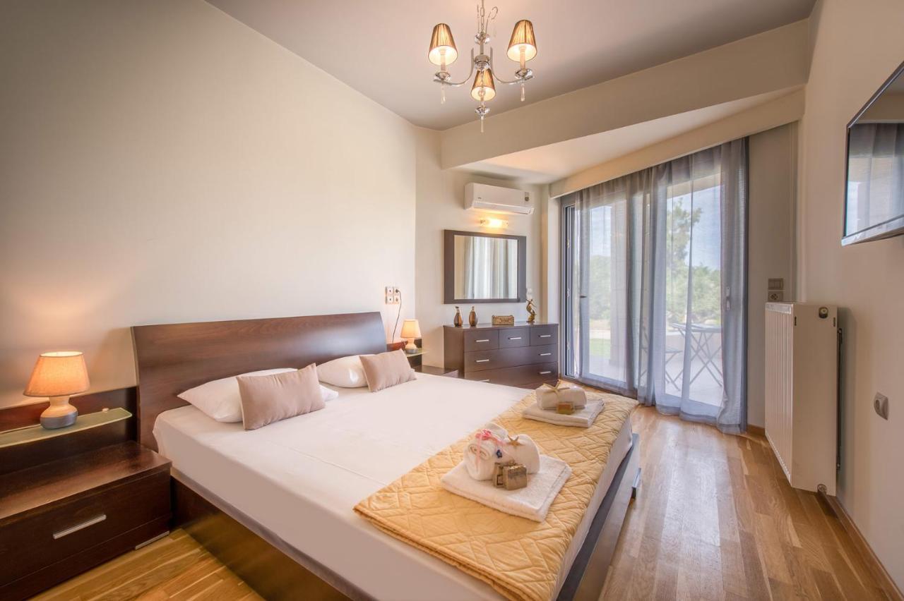 Astarte Villas - Istar Villa With Tennis Court Makhairádhon Eksteriør bilde